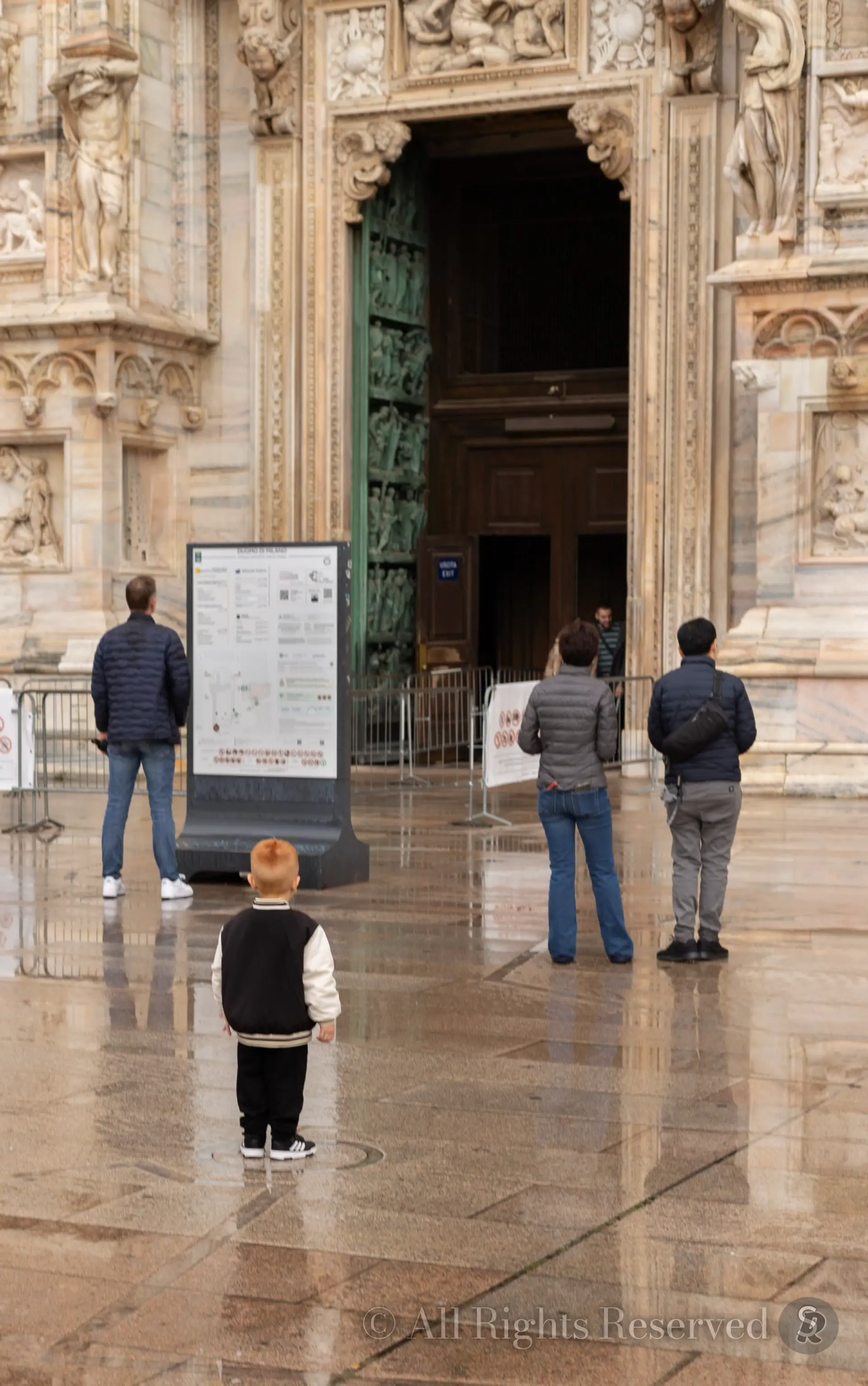 Milan, Italy. Piazza del Duomo