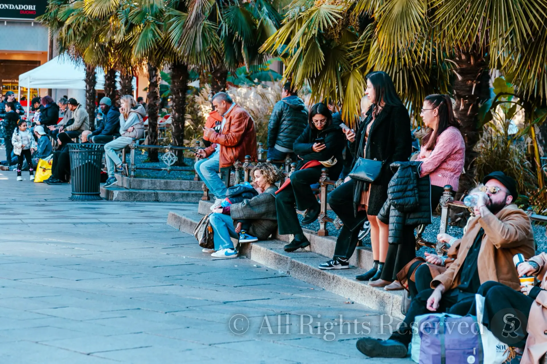 Milan, Italy. Piazza del Duomo