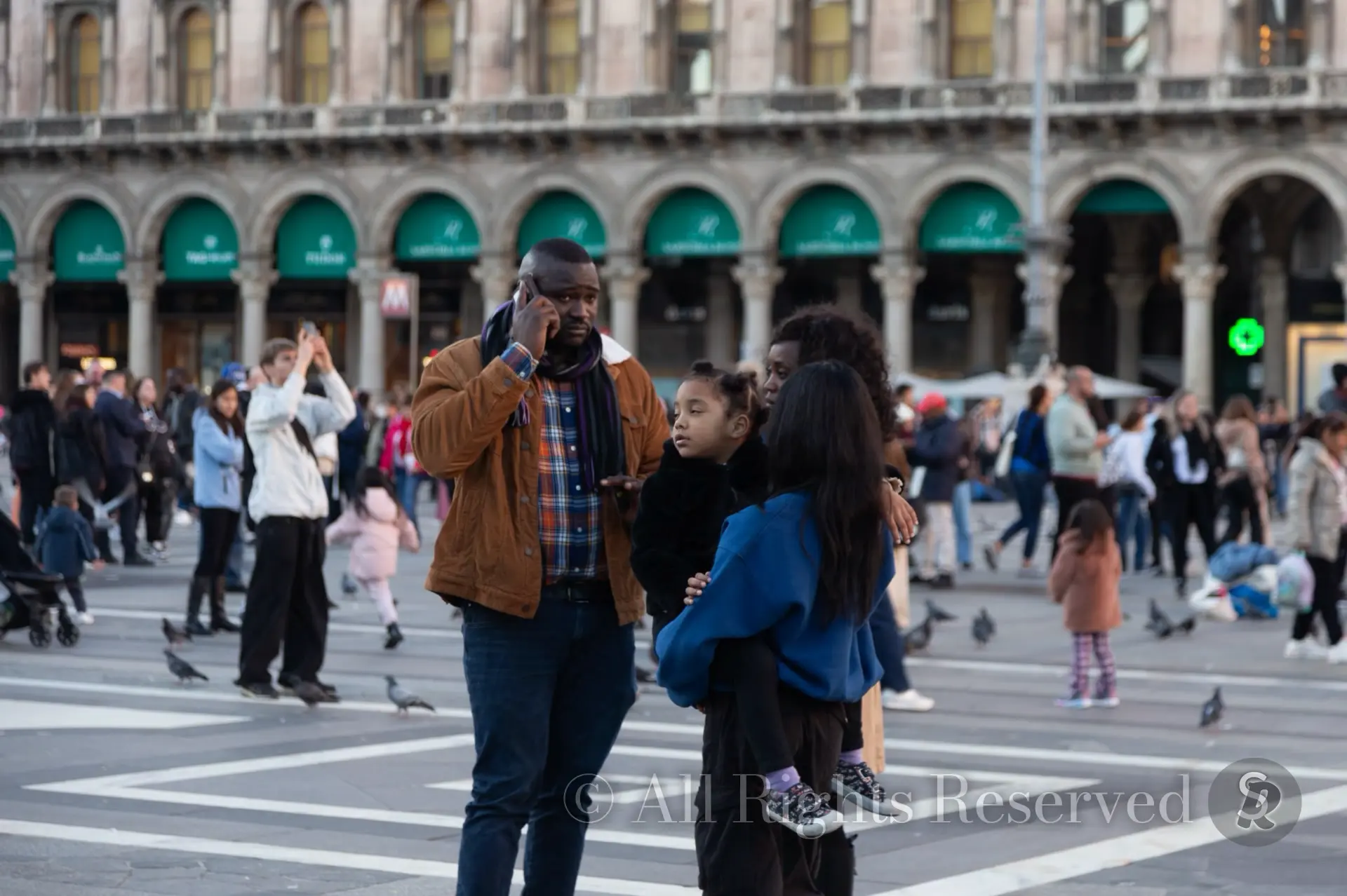 Milan, Italy. Piazza del Duomo