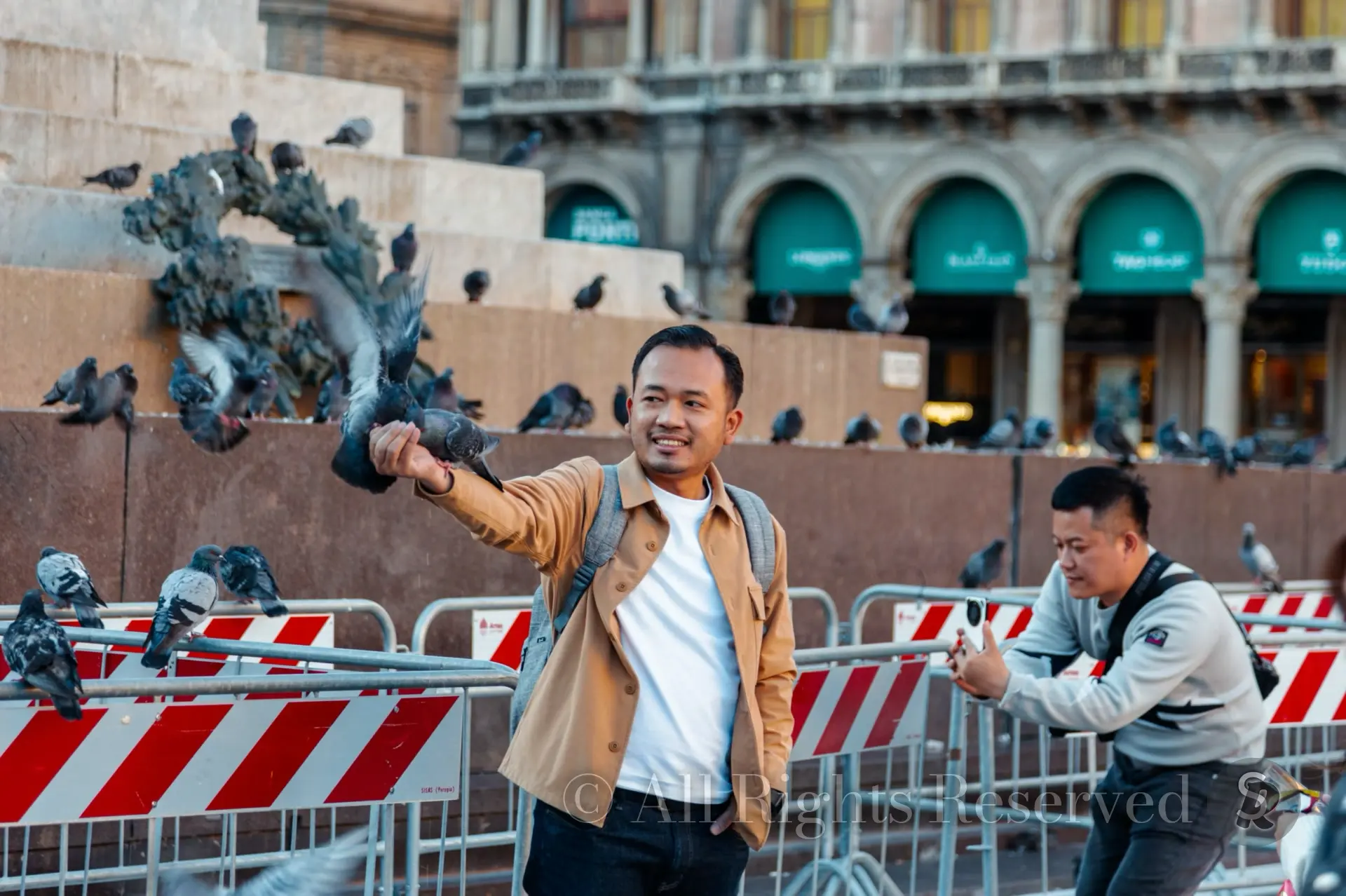 Milan, Italy. Piazza del Duomo