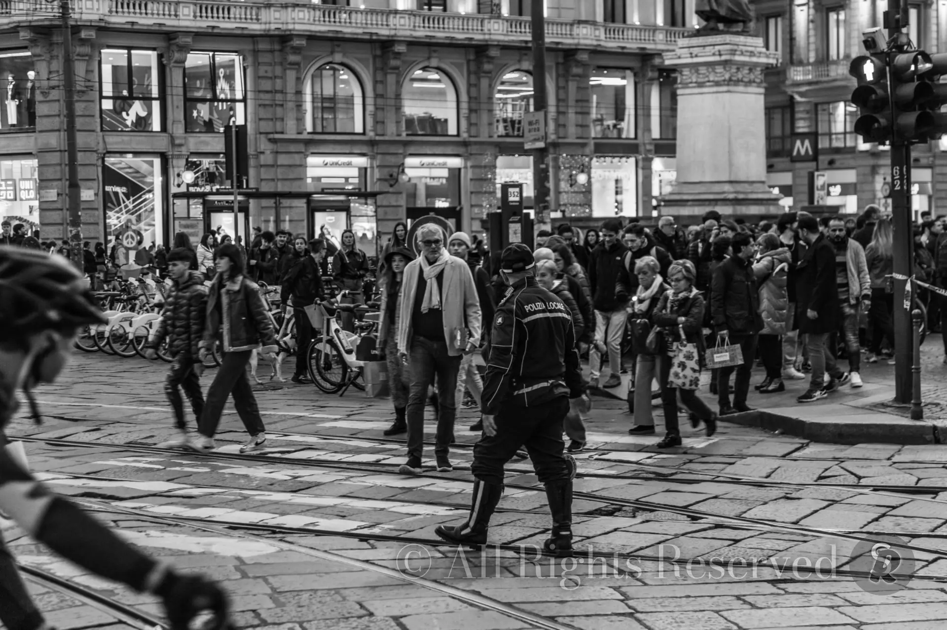 Milan, Italy. Piazza Cordusio